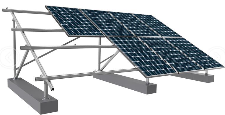 Zemní fotovoltaická držák